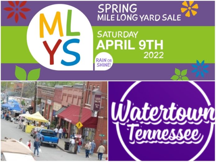 Spring 2022 Mile-Long Yard Sale in Watertown April 9