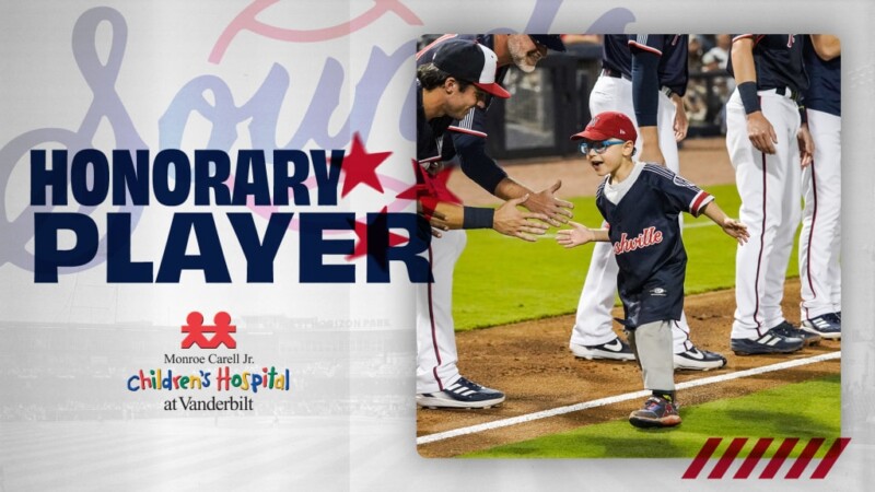Sounds to Introduce Honorary Player From Monroe Carell Jr. Children's Hospital at Vanderbilt on Saturday