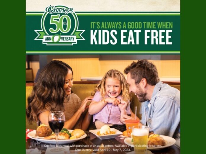 ocharleys kids eat free