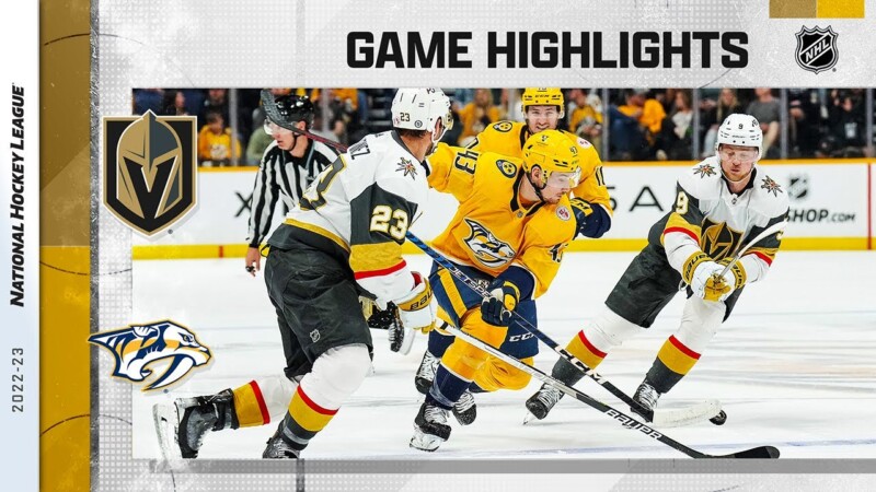 Tommy Novak and Alex Pietrangelo battled it out, trading two-goal periods, but it was Cody Glass who came through in the clutch as the Nashville Predators triumphed over the Vegas Golden Knights 3-2 on Tuesday at Bridgestone Arena.