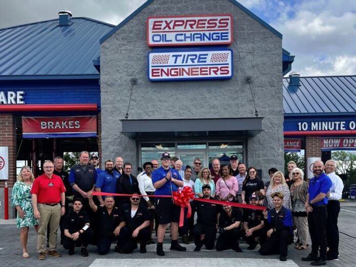Express Oil Change & Tire Engineers Ribbon Cutting