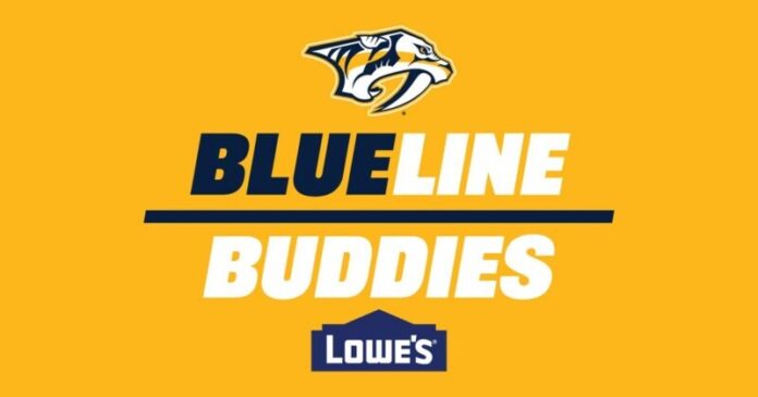 Preds Foundation Announces Lowe's as Blueline Buddies Presenting Partner