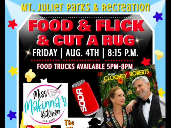 Food & Flick events at Charlie Daniels Park