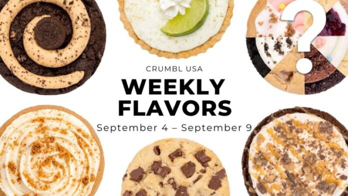 Crumbl Cookie Weekly Menu Through September 9, 2023