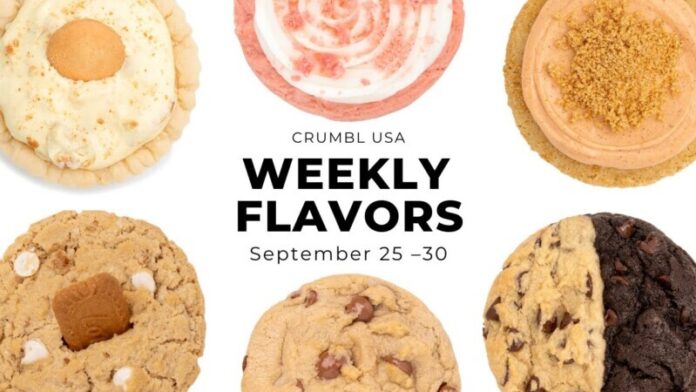 Crumbl Cookies Weekly Menu Through September 30, 2023