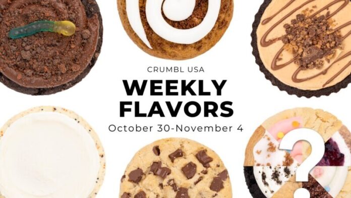 Crumbl Cookies Weekly Menu Through November 4, 2023