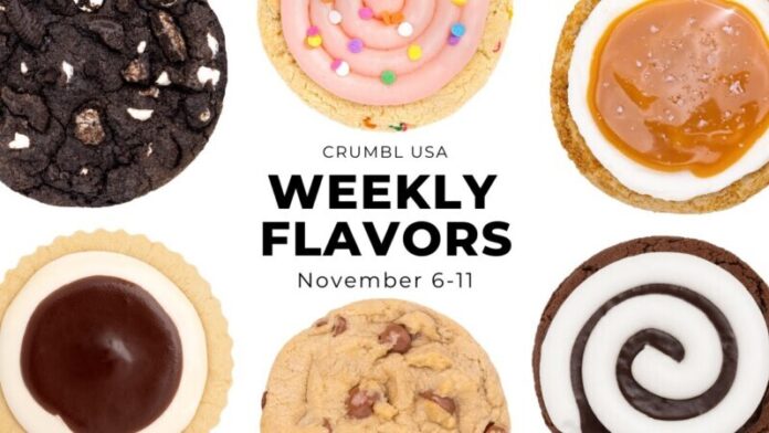 Crumbl Cookies Weekly Menu Through November 11, 2023