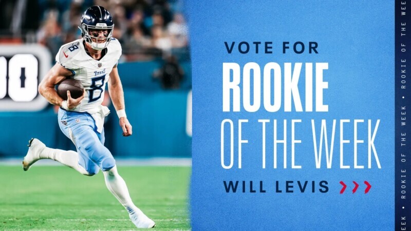Vote Will Levis the Week 14 Rookie of the Week