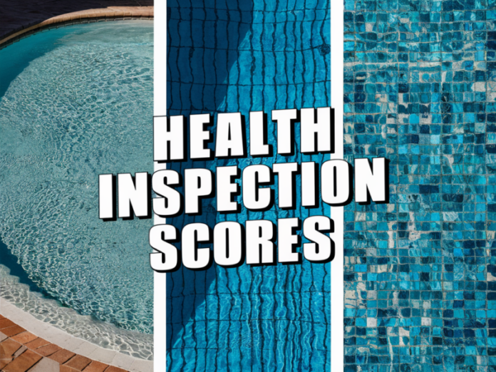 health Inspections scores swimming pools