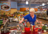 Celebrity Chef Anne Burrell prepares her dish during Game 3, Food Wheel, as seen on Food Network's Guy's Grocery Games, Season 7.