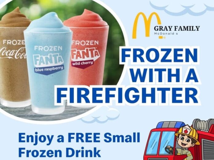 frozen with a firefighter
