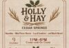 Get into the Holiday Spirit at the Holly & Hay Event at Cedar Springs Holly-Hay