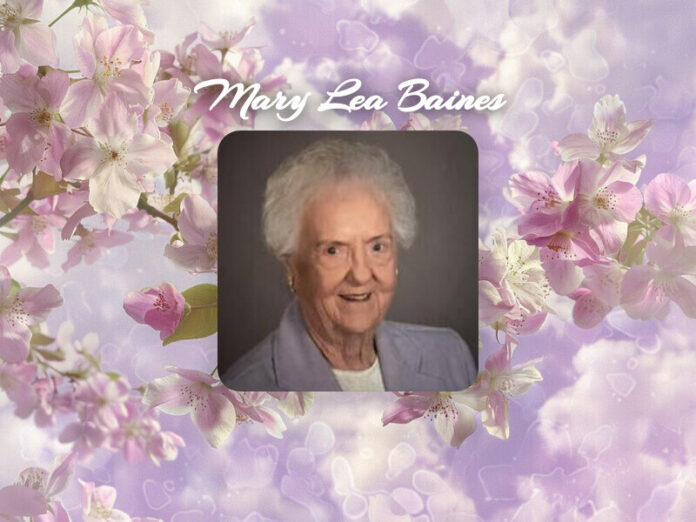 Mary Lea Baines Obit