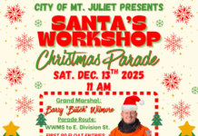 Traffic Restrictions Announced for Mt. Juliet Christmas Parade with New Route