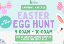 City of Lebanon’s Annual Easter Egg Hunt Set for March 28