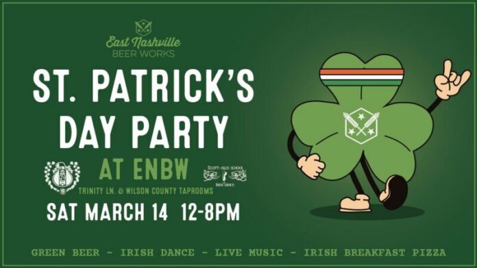 st patrick's day party at enbw