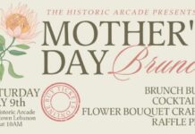 The Historic Arcade Hosting Mother’s Day Brunch mother's day brunch at the historic arcade